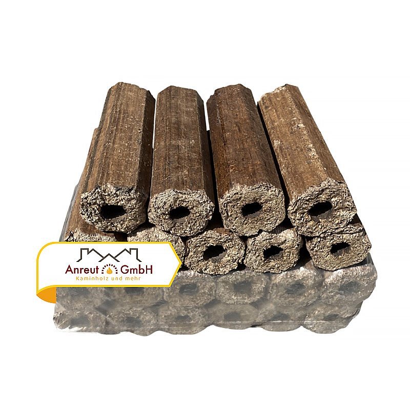 Hartholzbriketts “Pini&Kay” 10kg Testpaket (6,5 cm X 6,5 cm X 24 cm)
