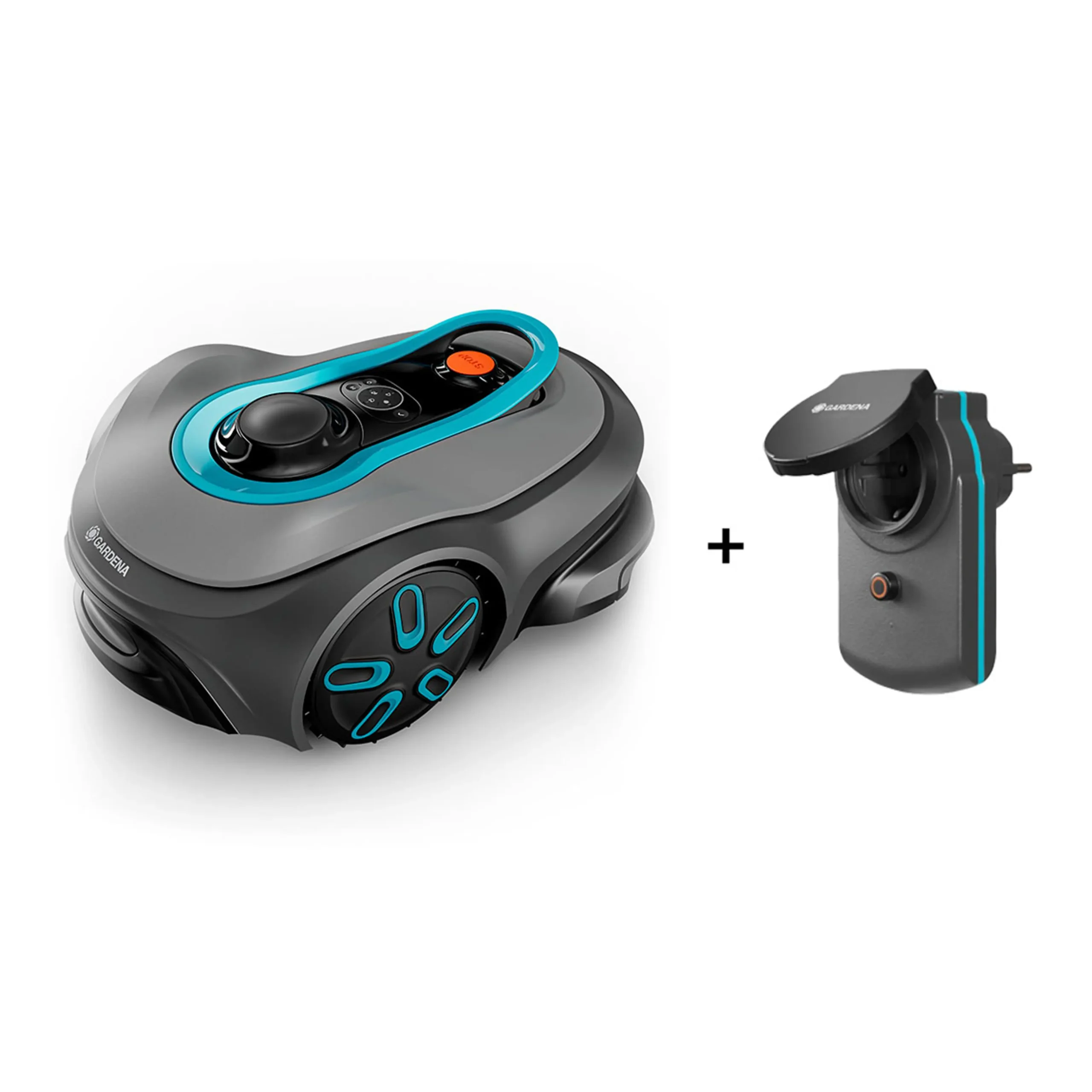 Gardena Mähroboter smart SILENO free 600 m² Set + gratis Zwischenstecker